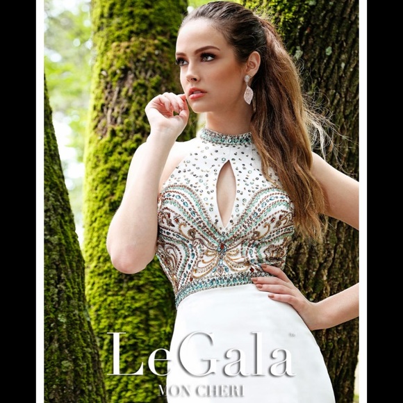 LeGala by Mon Cheri Bejeweled Prom Dress - Picture 2 of 3